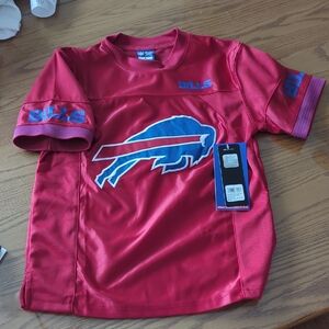 NEW NFL Buffalo Bills Kids Red Jersey, size Small